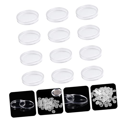 Caja organizadora para monedas de acrílico 60 piezas miniatura 6