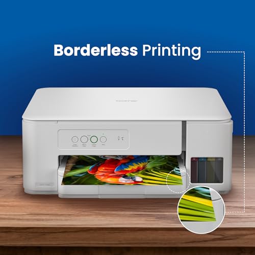 Image of Brother Ink Tank DCP-T236 (New Launch) All in One (Print Scan Copy) Color Home Printer, 27 /11 PPM BK /CL, 150 Sheet Paper Tray, Print Upto 7.5K Pages in Black & 5K in Color Each (CMY),Free Installation