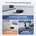 Ultenic Saugroboter mit Wischfunktion, 10000Pa 200Min Staubsauger Roboter mit Absaugstation 3,5L, LiDAR Navigation, 4-in-1 Saug und Wischroboter für Teppich Tierhaare Böden, APP Steuerung