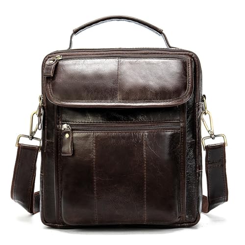El bolso de hombro para hombre de cuero vintage perfecto para tus viajes de negocios