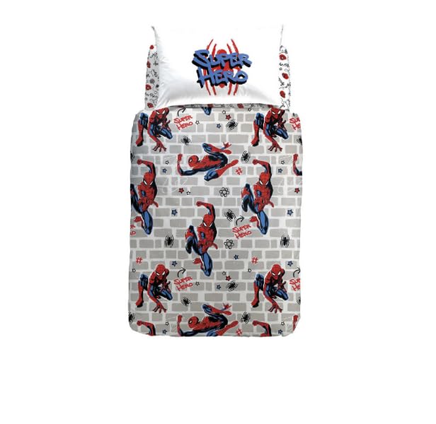 Marvel - Completo-copripiumino Spider man Wall Ragazzo Singolo