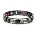 VNOX Mens Stainless Steel Egyptian Eye of Horus Eye of Ra Ankh Cross Magnetic Therapy Adjustable Bracelet