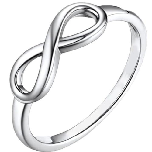 Jude Jewelers Stainless Steel Clasic Plain Infinity Style Weddig Promise Anniversary Ring