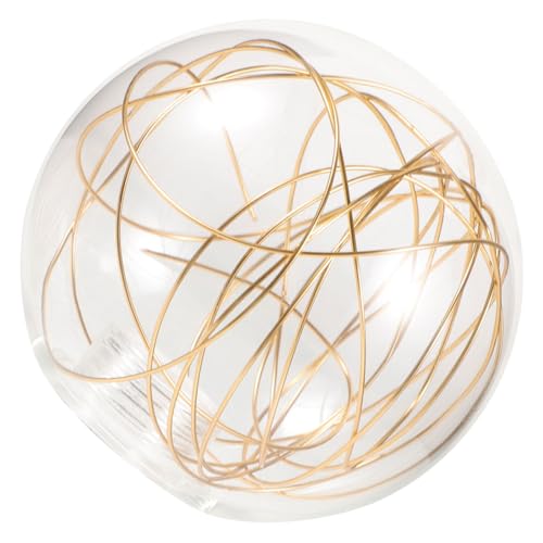 SHINEOFI Paralume in Vetro Trasparente Per Lampada Globo Design Minimalista Accessorio Decorativo Per Lampadari Da Camera Da Letto e Cucina