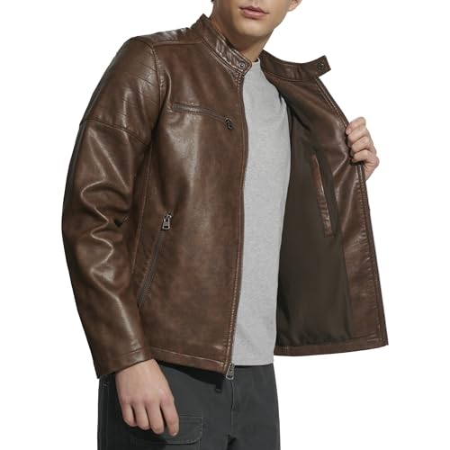 Image of Levi's Men's Faux Leather Racer Jacket
