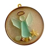 Adorno colgante angelical sin fecha, diseño acrílico tallado de alta calidad para chimeneas, mantos, intercambio de regalos, decoraciones colgantes de vacaciones