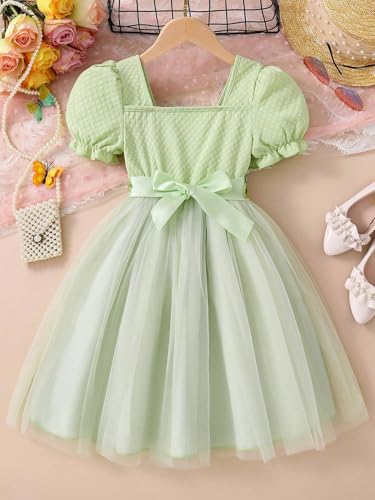 Image of TAGAS Dress for Girls Knee Length II Baby Girl Dress|| Frock for Girl |Girl Floral Sundress|Kids Frock|
