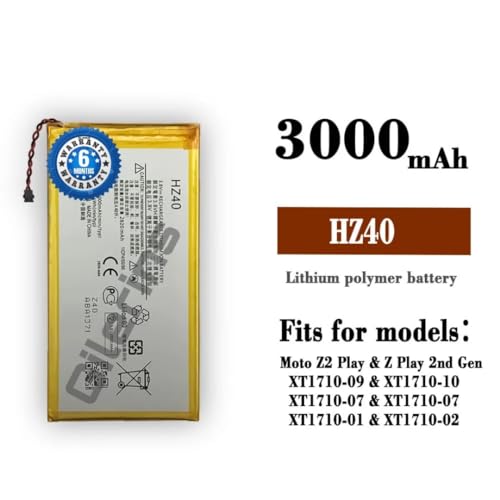 Image of OriginaI HZ40 Battery for Moto Z2 Play, XT1710-06, XT1710-08, XT1710-09, XT1710-11 Battery with 6 Month Warranty**** (D44)