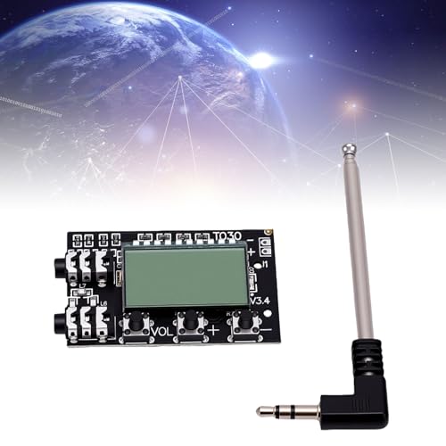 Placa de transmisión de modulación de frecuencia 76-108 MHz estéreo con antena 5