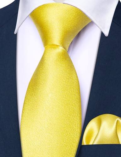 Image of Barry.Wang Boys Ties Pre-Tied Satin Solid Color Kids Tie Pocket Square Set Adjustable Formal Necktie Graduation School