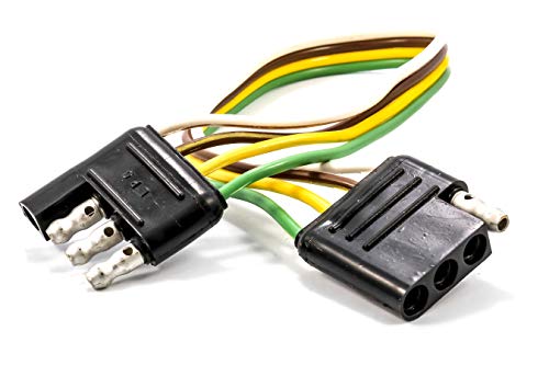 EAZ LIFT 12  18 Gauge Trailer Connector, 4-Way Long Flat (64835)