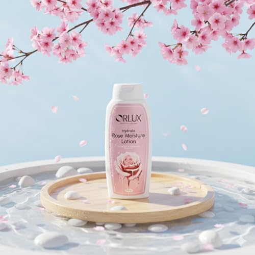 Image of Hydralis Rose Moisture Lotion | Lightweight Body Lotion with Rose Extracts | Pack of 5 (200 g Each)