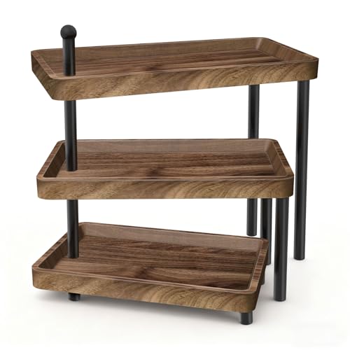 3-Tier Rotating Serving Tray for Parties