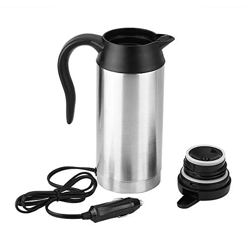 Hervidor eléctrico portátil para auto 750ml acero inox miniatura 4