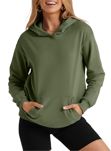 Aleumdr Kapuzenpullover Damen Hoodie Pullover Oversized Langarm Sweatshirt...
