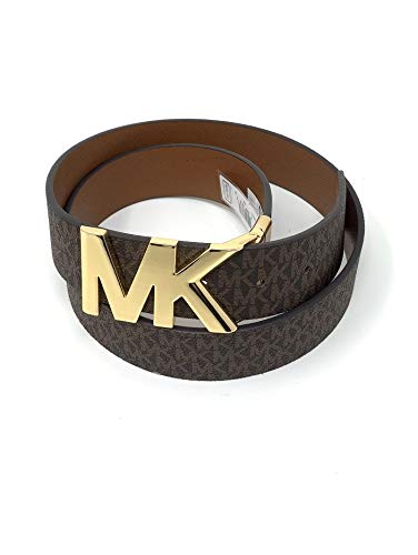 Michael Michael Kors Mk Signature Monogram Logo Reversible Belt (Large) #TOP3