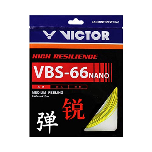 VICTOR VBS-66N High Resilience (0.66mm x 10mm) Medium Feeling Badminton String Available in 6 Different Color (Pack of 2) (Yellow) (B07HWSJ74M) Amazon Price History, Amazon Price Tracker