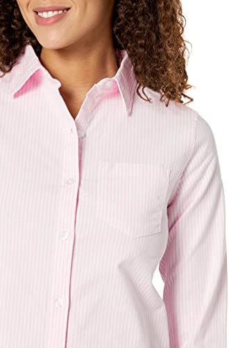 Women's Plus Size Stretch Oxford Button-Down Shirt - Image 3