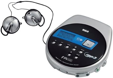 RCA RP2478 Portable CD/MP3 Player with SmarTrax (Silver and Black)