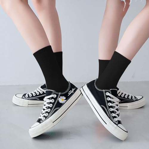 Solid Color Crew Socks Colorful Boot Sock Candy Colored Dress Socks for Women, Men2