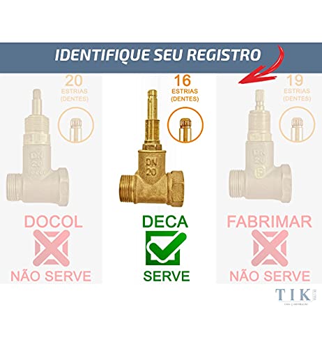 Acabamento De Registro C50 Cromado Padrão Deca
