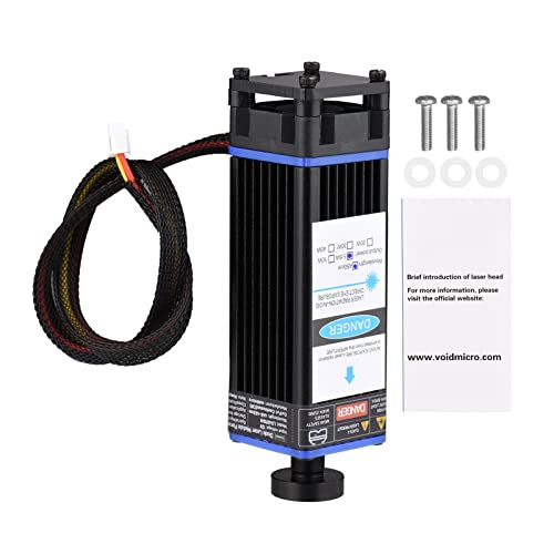  PAKJEL Modulo Laser 450nm 80W Lunghezza focale Fissa Testina for Incisione Laser Stampante 3D for incisore Laser ad Alta velocità Modulo Laser Router CNC (Color : 40W, Size : Type)