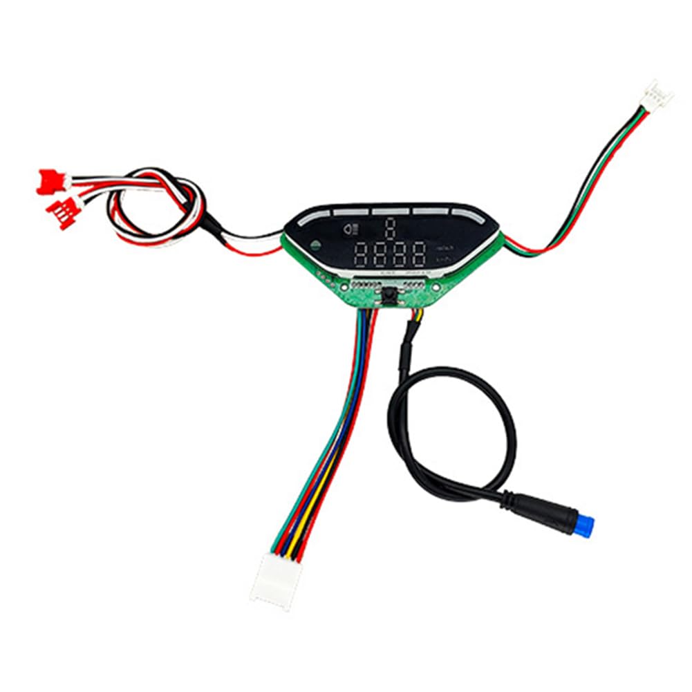 Juego de controladores de pantalla de scooter eléctrico para E9t - 17a 36v 350w controlador de medidor de aleación de aluminio compatible con scooters eléctricos E9t (metro)