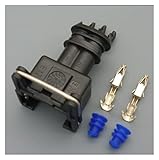 1pcs EV1 282762-1 Car Waterproof 2 Pin Electrical Wire Connector Plug Automobile Injector Connectors Adapters