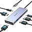 Gray 6 Port USB C Docking Station