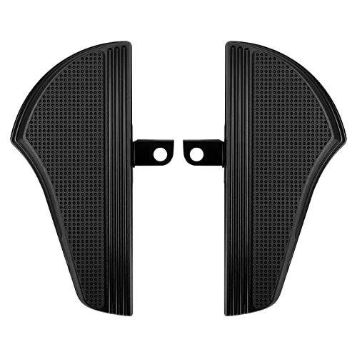 Marchepied de moto passager CNC pour Harley Touring et Softail noir