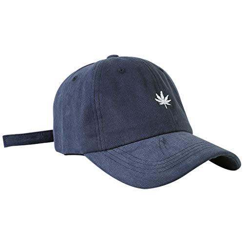 Beerty Boné Baseabll, boné de beisebol unissex de algodão com proteção solar e estampa de folhas, bo