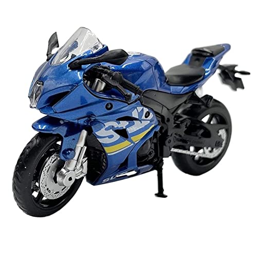 Suzuki GSX-R1000 réplique moto miniature 1:18 métal bleu moulé