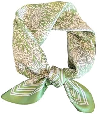100% Pure Mulberry Silk Scarf 21" Square Scarf Neckerchief Headsc...