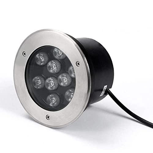 DAOTEX LED Lámpara Empotrable En El Suelo Jardín Luz Subterránea Impermeable IP65 Baja Tensión Exterior Foco Empotrable Paseo Redondo Sobre La Iluminación Del Paisaje para Camino Patio Entrada De Coch