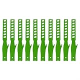 Snowchecking 10 Stück wiederverwendbare Kunststoff-Farbmischstäbe, vielseitige Rührwerkzeuge für Farben, Epoxidharze, Acryl und Emulsionen, kleine und große Größen (groß)