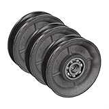 Roulement de précision : équipée d'un roulement de précision, cette poulie en fonte assure une rotation fluide et efficace. Le roulement peut supporter de lourdes charges et offre une performance durable.