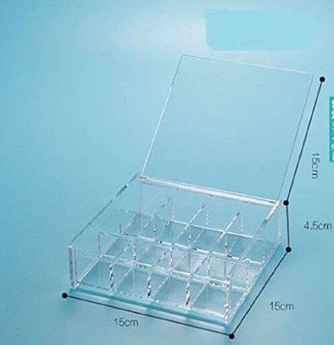 1Pc Clear Acrylic Cosmetic Organizer Makeup Jewelry Case