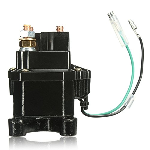NICOLIE Universale 12V Relè Solenoide Contattore Winch Interruttore A Bilanciere Per Atv Utv Nero