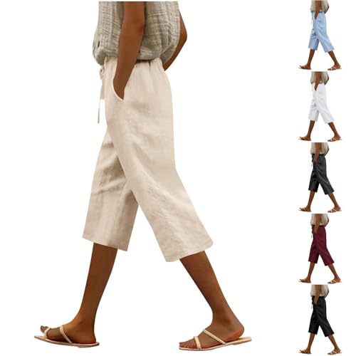 Tank Top Herren Weiß Baumwolle Leinen Unterziehshirt