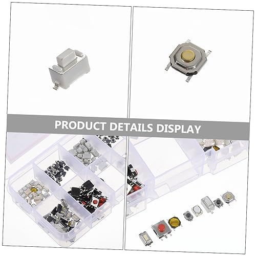 Kit de 250 botones pulsadores tactiles momentaneos para mando de coche 7