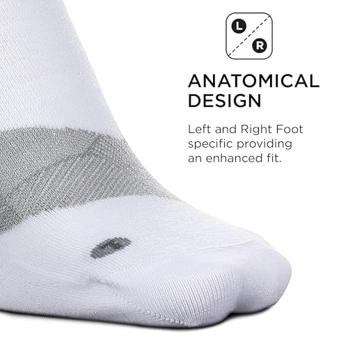 Image of Feetures Merino 10 Max Cushion No Show Tab Ankle Socks - Wool Socks for Women & Men - (1 Pair)