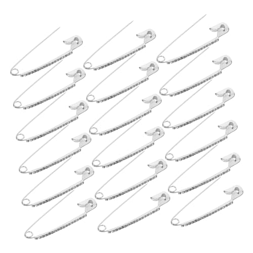 LALAFINA 26stücke Dekorative Strass-sicherheitsnadeln Mit Kristallbroschen Gebogene Nadeln Für Damenkleider Pullover Und Schals Anti-ausstrahlungs-design