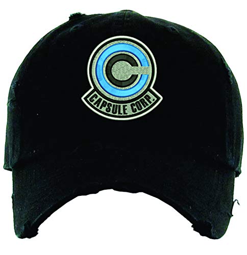 Image of ALLNTRENDS Adult Dad Hat Capsule Corp Embroidered Cap Anime Hats Embroidery Caps