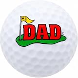 Westmon Works #1 Dad Golf Ball Father's Day or Birthday Novelty Golfer Present for the Top Pop