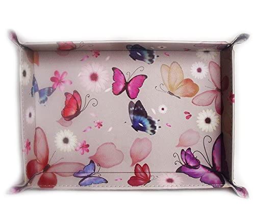 Homestreet Butterfly1 Faux Leather Serving Tray Placemat Kitchen Gift In A Stylish Design (Butterfly1)