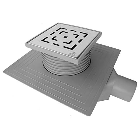 Bodenablauf Duschablauf Bad Keller Ablauf niedriege Bauhöhe extra flach Cover