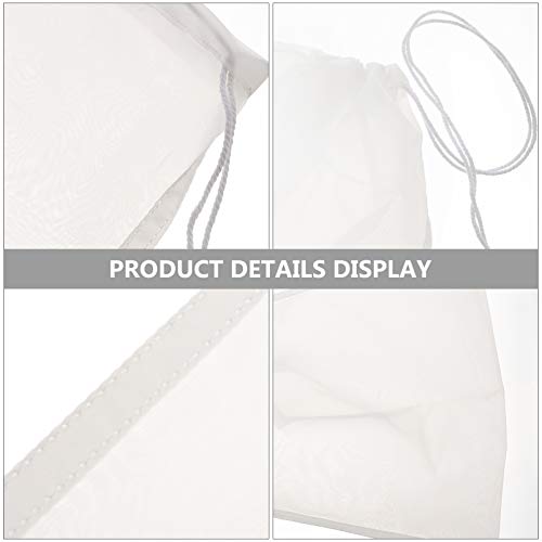 Hemoton 4 peças de saco de leite de nozes de malha fina de nylon com coador para amêndoa, coco, iogu