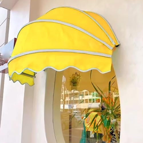 Voile d'ombrage pour balcon et store de porte marron