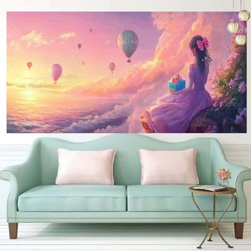 Art Canevas Diamond Point de Croix | Broderie Diamant Grand Format Peinture Diamant
