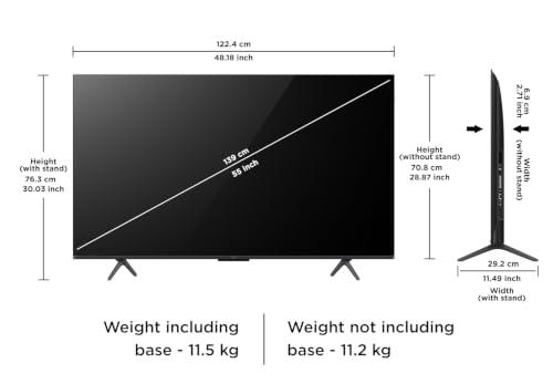 Image of TCL 139 cm (55 Inches) 4K UHD Smart Mini LED Google TV | QD-Mini LED Technology | 120Hz DLG | Dolby Atmos | 55T8DS